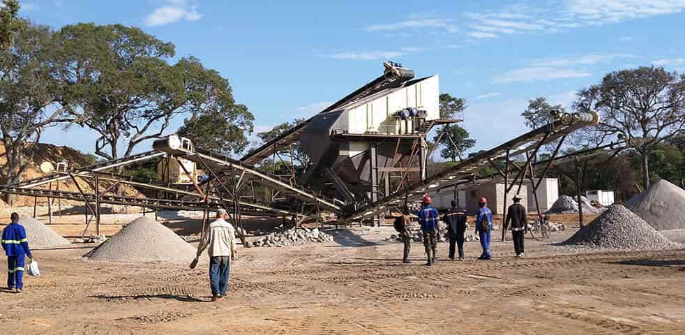 Iron ore crushing plant in Inner Mongolia